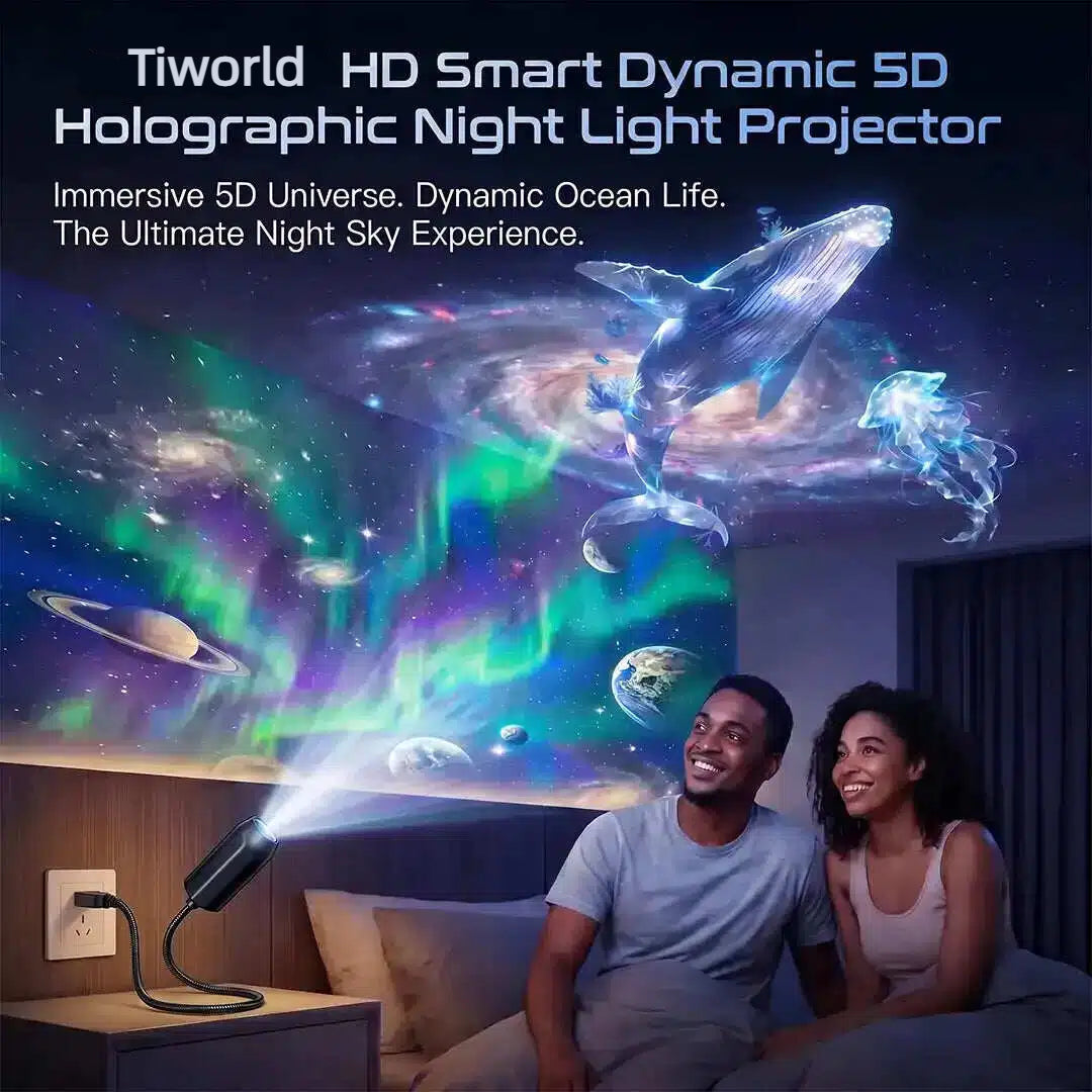 ⏰Last day Promotion 🔥-Night Light Projector - Smart Holographic Star Projector