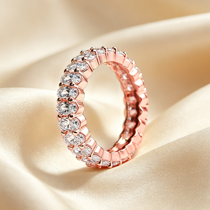The Timeless Elegance - Premium Moissanite Eternity Band | 🔥 Last Day Sale 90% OFF ✨