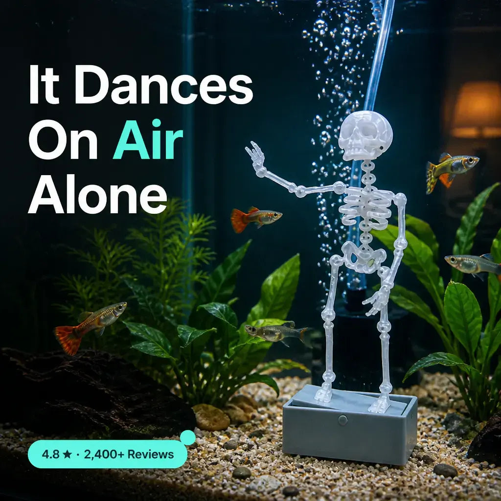 The Dancing Skeleton - Aquarium Bubbler