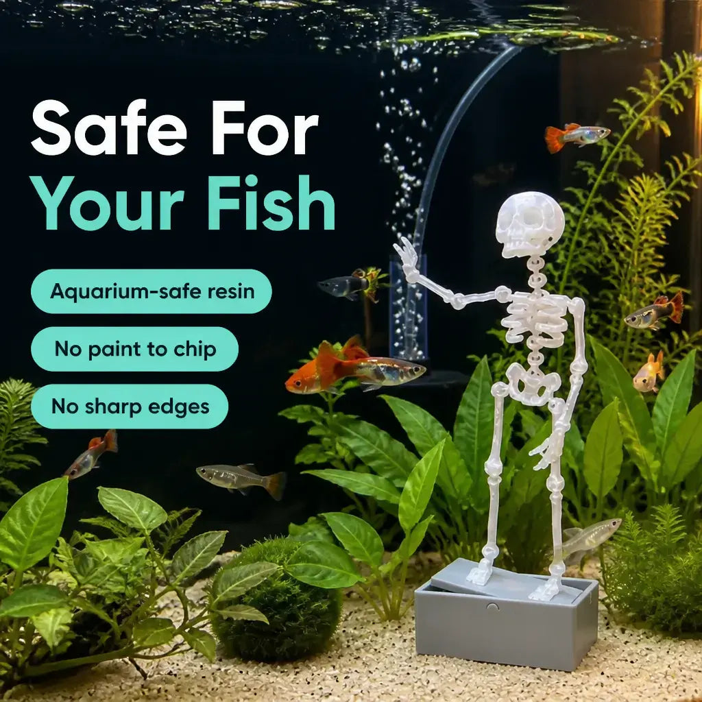 The Dancing Skeleton - Aquarium Bubbler
