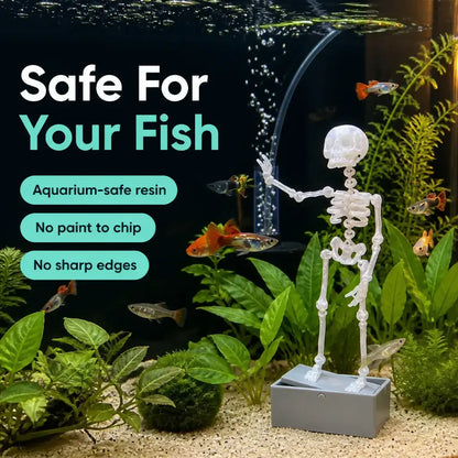 The Dancing Skeleton - Aquarium Bubbler