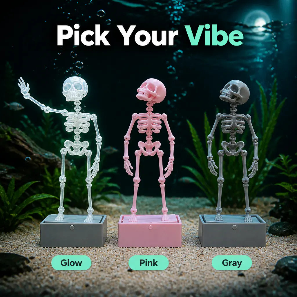 The Dancing Skeleton - Aquarium Bubbler
