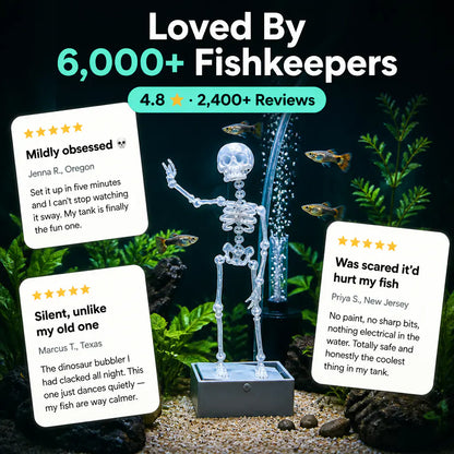 The Dancing Skeleton - Aquarium Bubbler